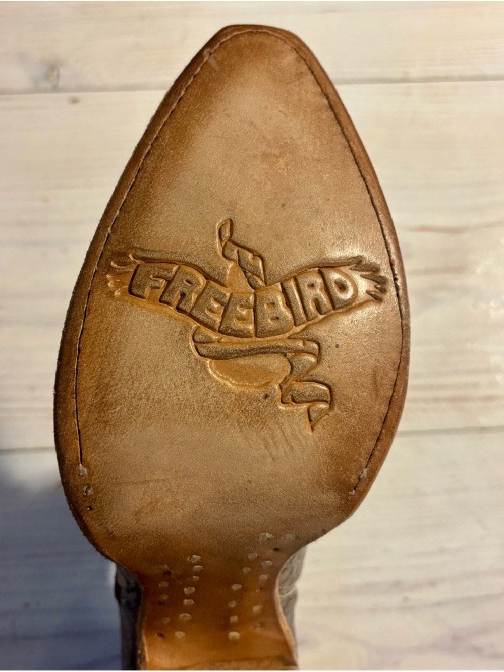 Freebird Croc-Embossed Ankle Booties - Picture 5 of 6